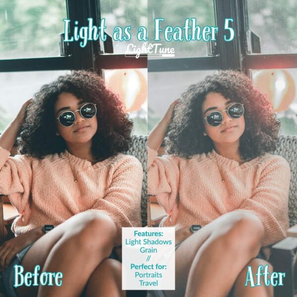 Light as a Feather Portraits Lightroom Preset 6