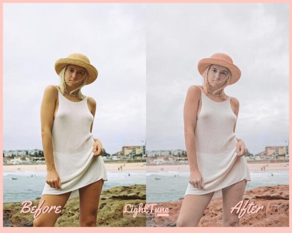 Peaches & Cream Lightroom Preset Pink Tones